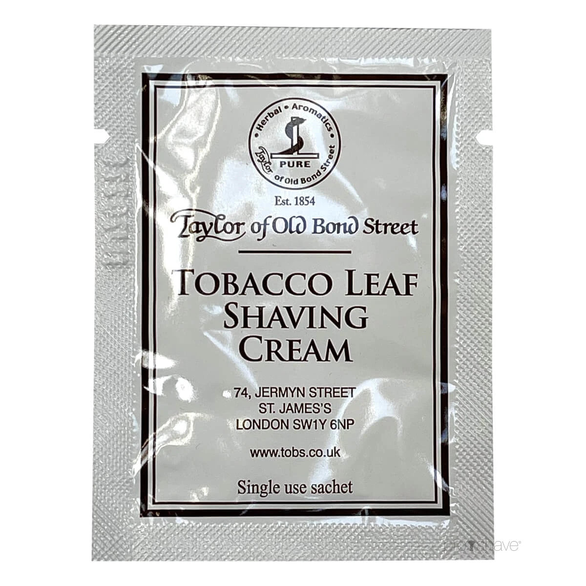 Barbercreme, Tobacco Leaf, 5 ml., SAMPLE