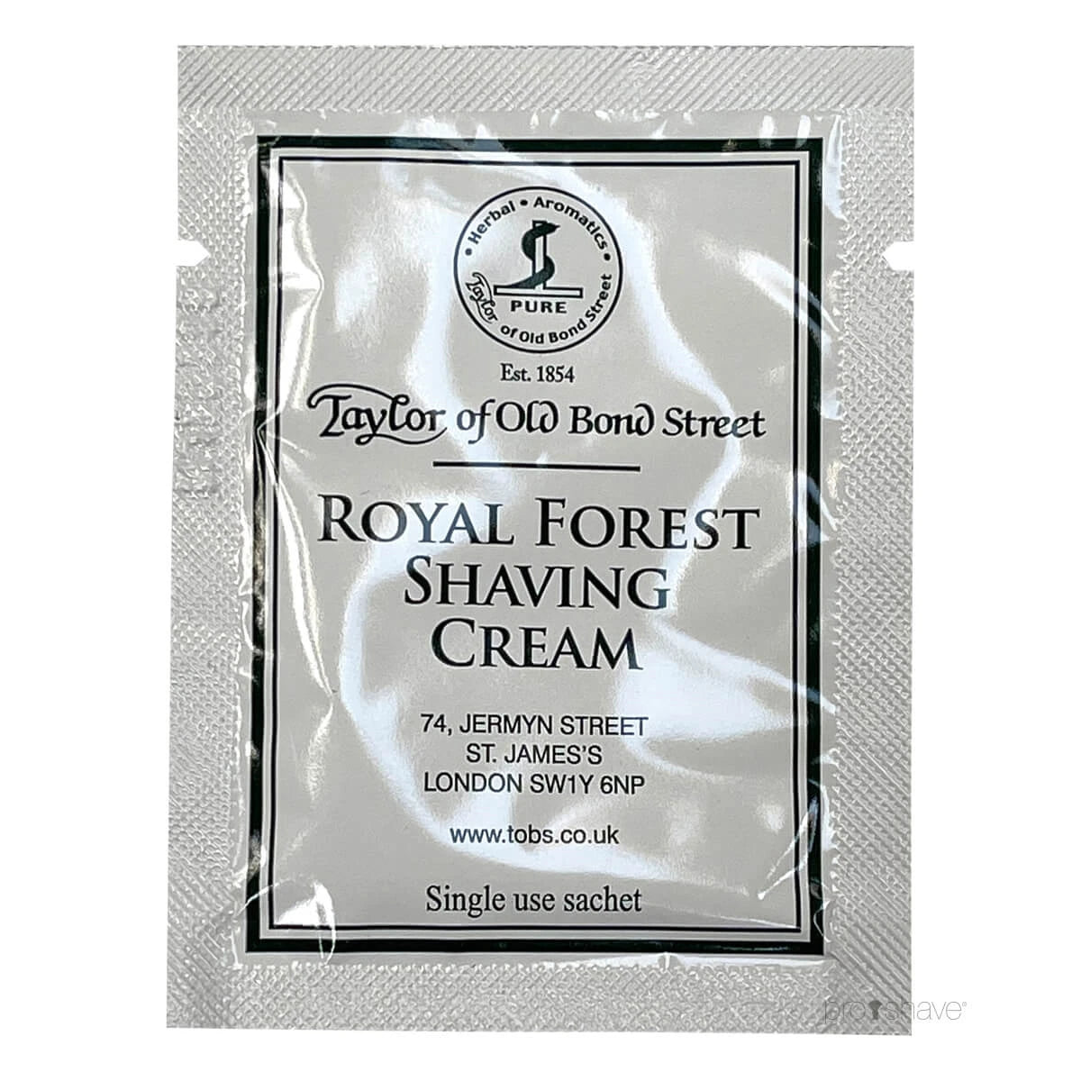 Barbercreme, Royal Forest, 5 ml., SAMPLE