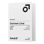 Beard Oil, Summer Lime, Sample, 1 ml.