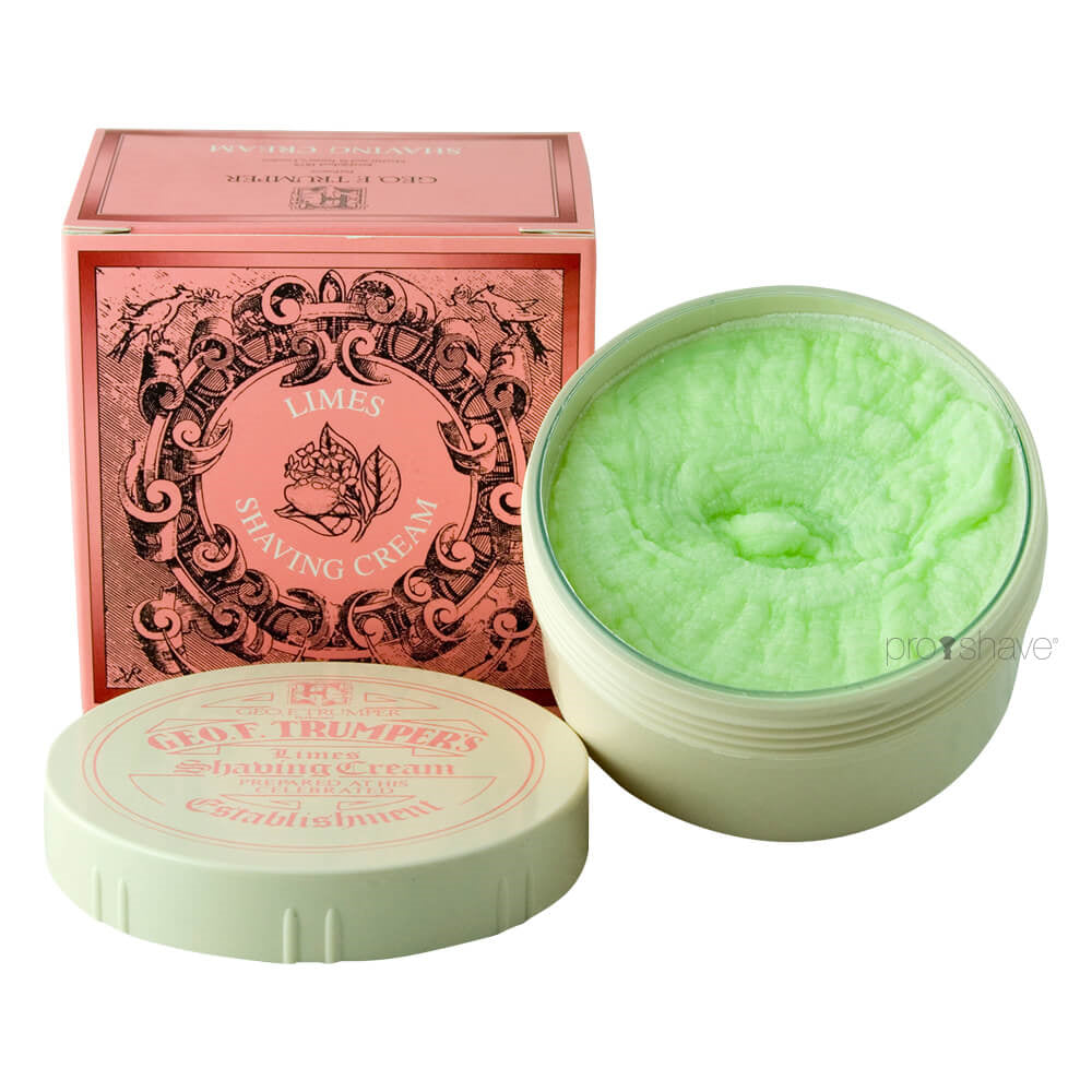 Barbercreme i skål, Limes, 200 gr.