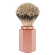 Mark Braun Silvertip Badger Barberkost, 21 mm, Hexagon, Aluminium Sunrise