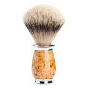 Silvertip Barberkost, 21 mm, Purist, Karelian burl birk
