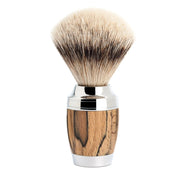 Silvertip Barberkost, 21 mm, Stylo, Spalted Beech