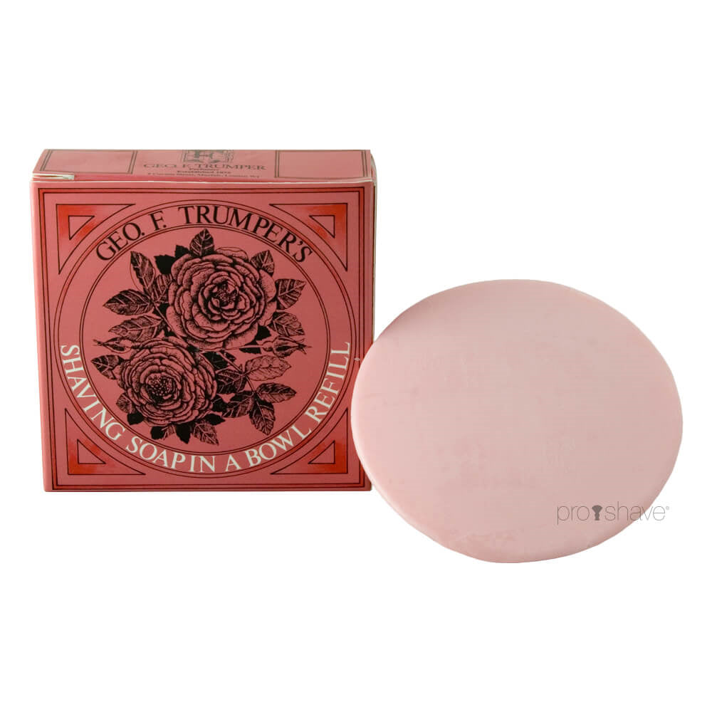 Barbersæbe, Refill, Rose, 80 gr.