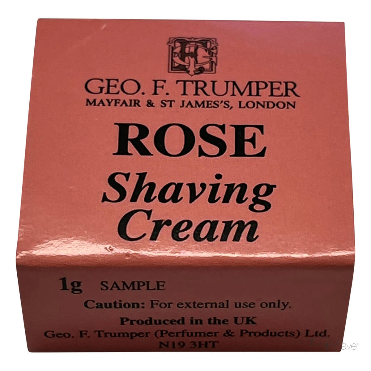 Barbercreme, Rose, Sample, 1 gr.