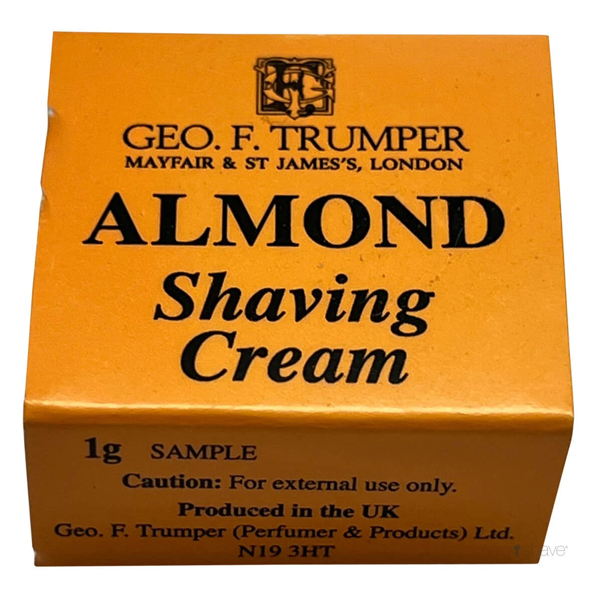 Barbercreme, Mandel, Sample, 1 gr.