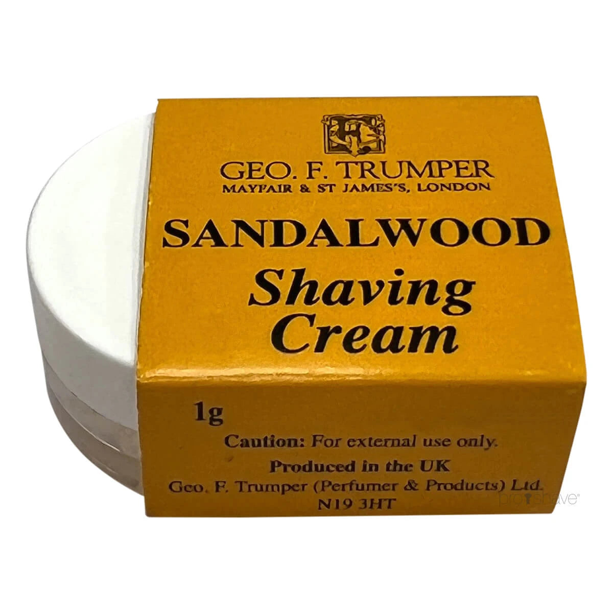 Barbercreme, Sandeltræ, Sample, 1 gr.