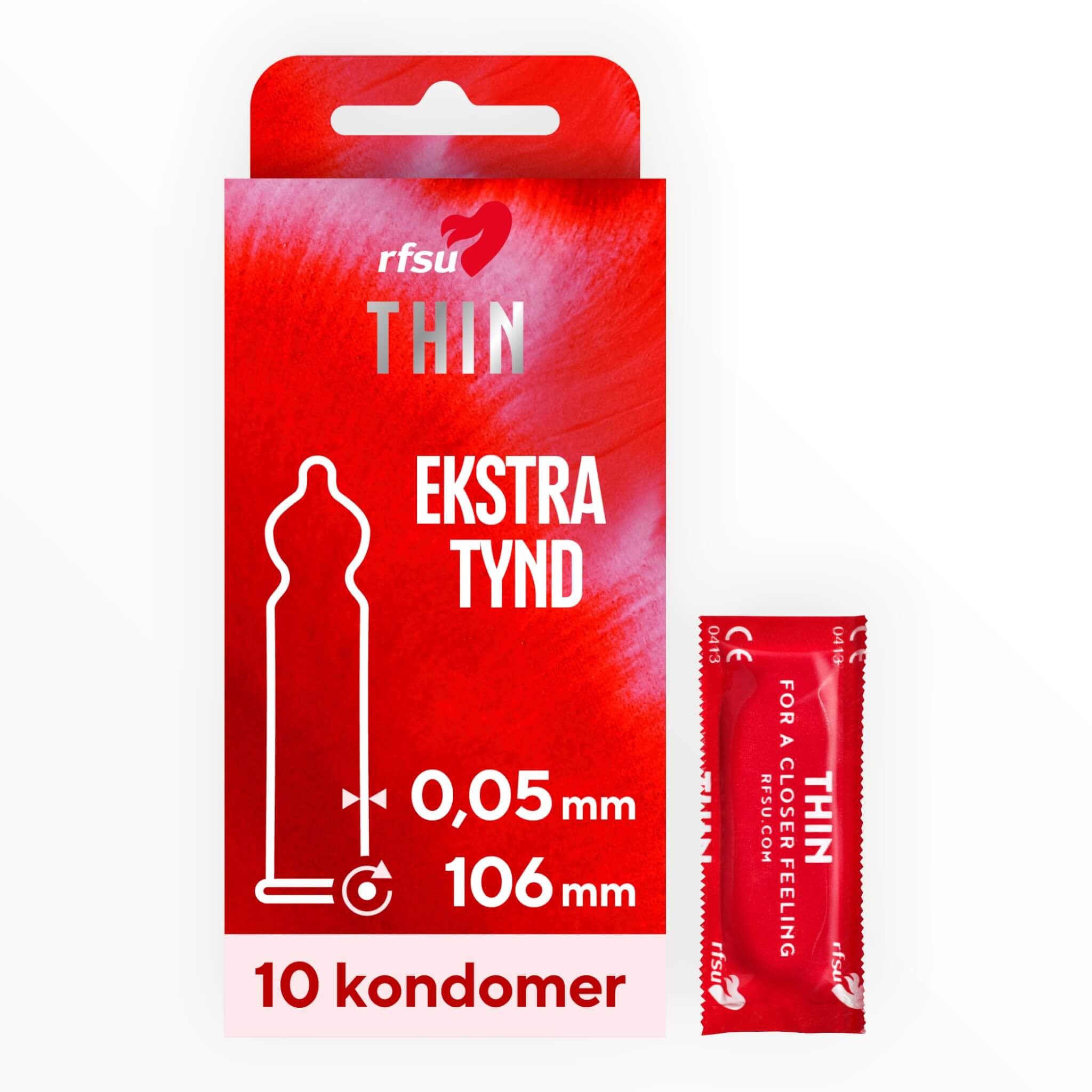 Thin Kondomer, 10 stk.