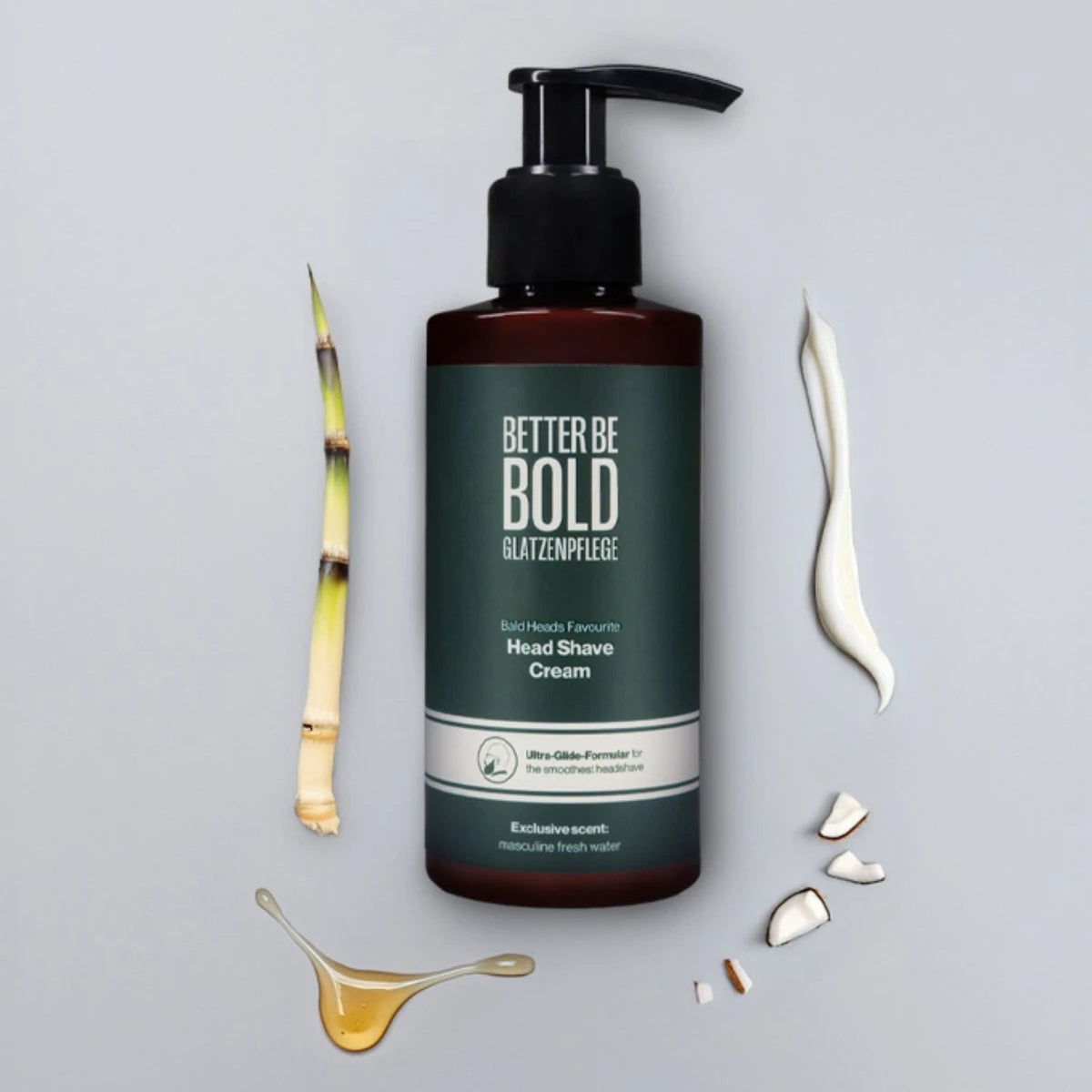 Head Shave Cream, Ultra-glide formular, 150 ml.