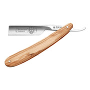 Straight Razor 5/8, Square point, Barbarossa, Kort, Oliventræ