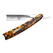 Straight Razor 5/8, Spanish point, Barbarossa, Kort, Imit. skildpaddeskjold