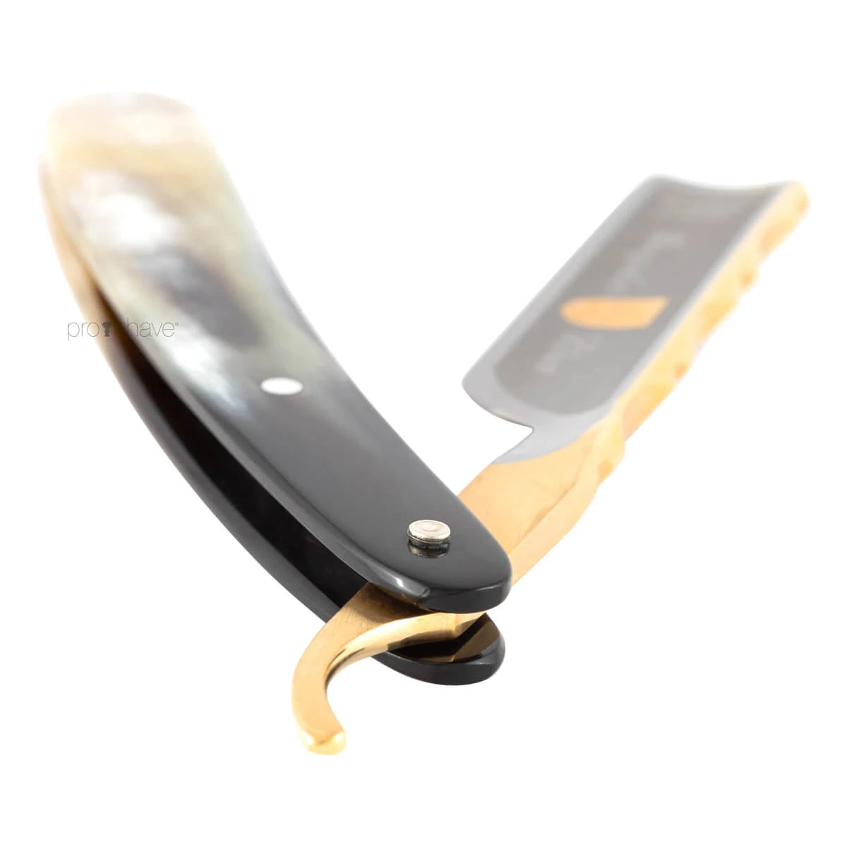 Straight Razor 5/8, Spanish point, Bergischer Löwe, Bøffelhorn