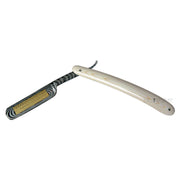 Straight Razor 5/8, Round nose, Micarta Antrasit