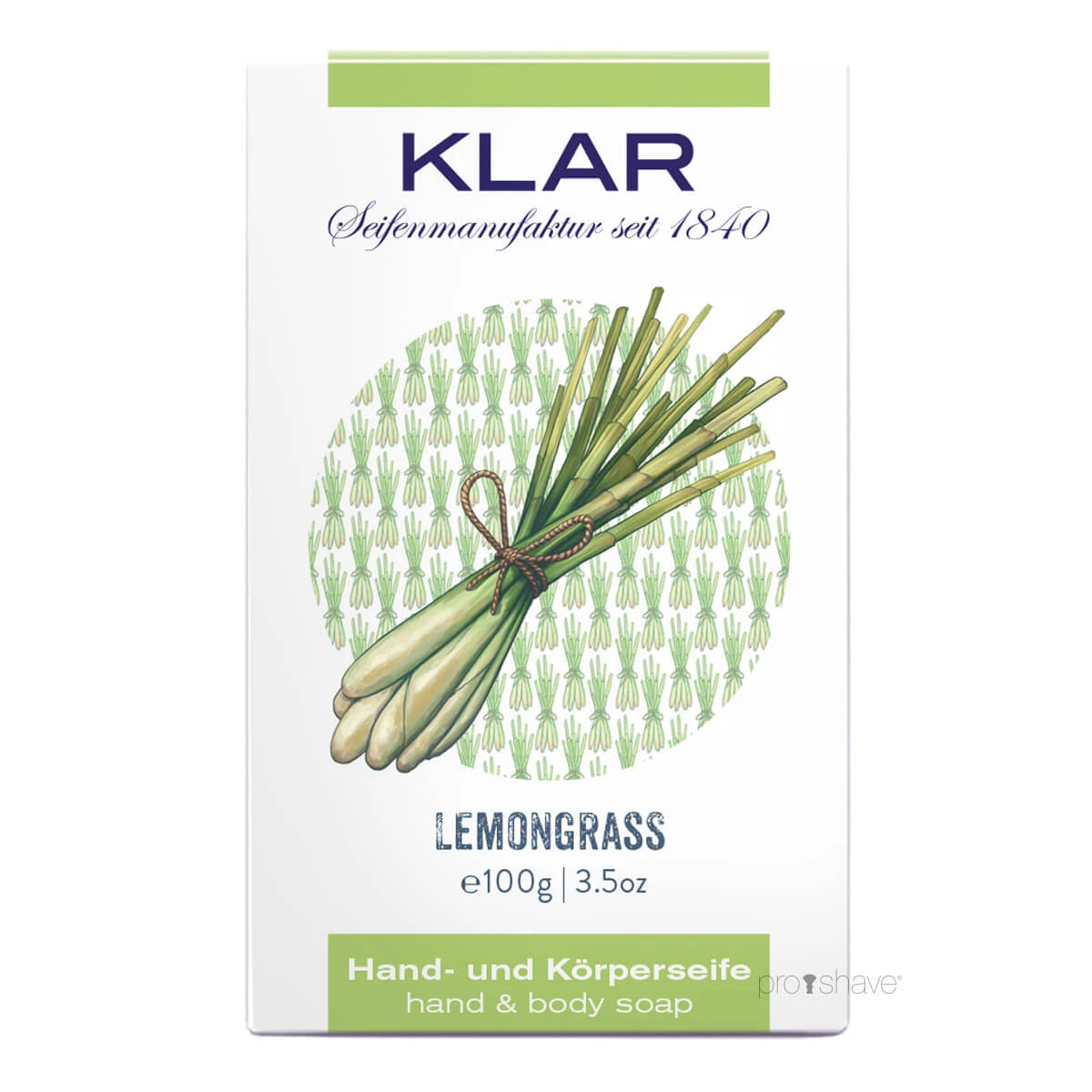 Sæbe, Citrongræs, 100 gr.