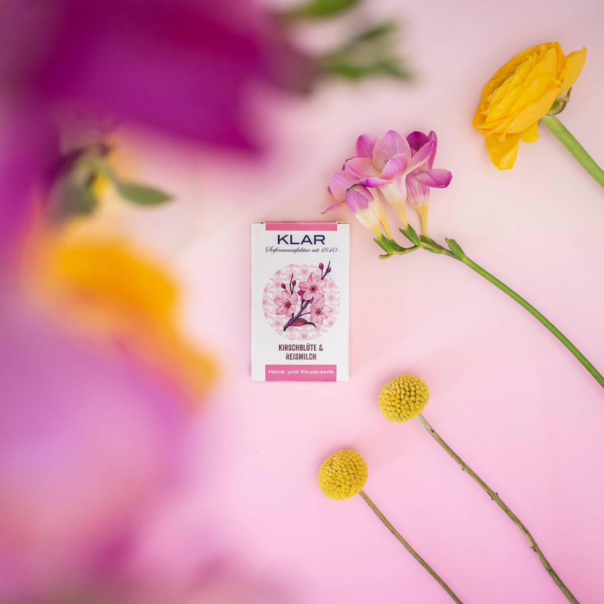 Sæbe, Kirsebærblomst & Rismælk, 100 gr.