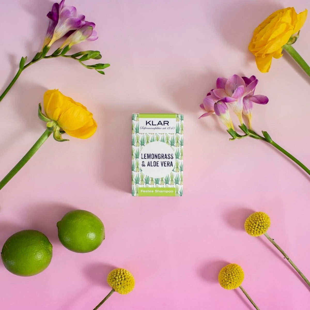 Shampoo Bar, Citrongræs & Aloe Vera, 100 gr.