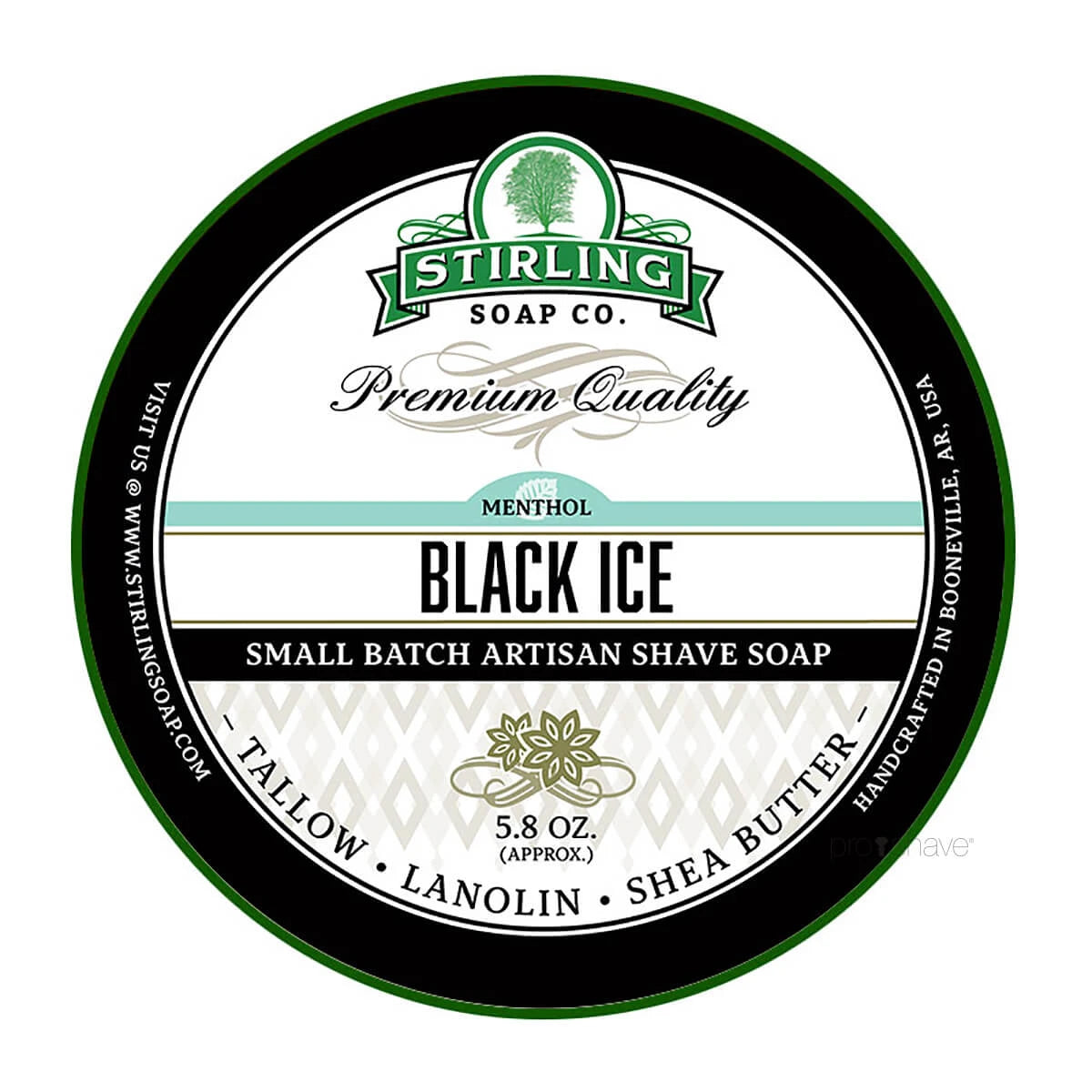Barbersæbe, Black Ice, 170 ml.