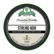 Barbersæbe, Stirling Noir, 170 ml.