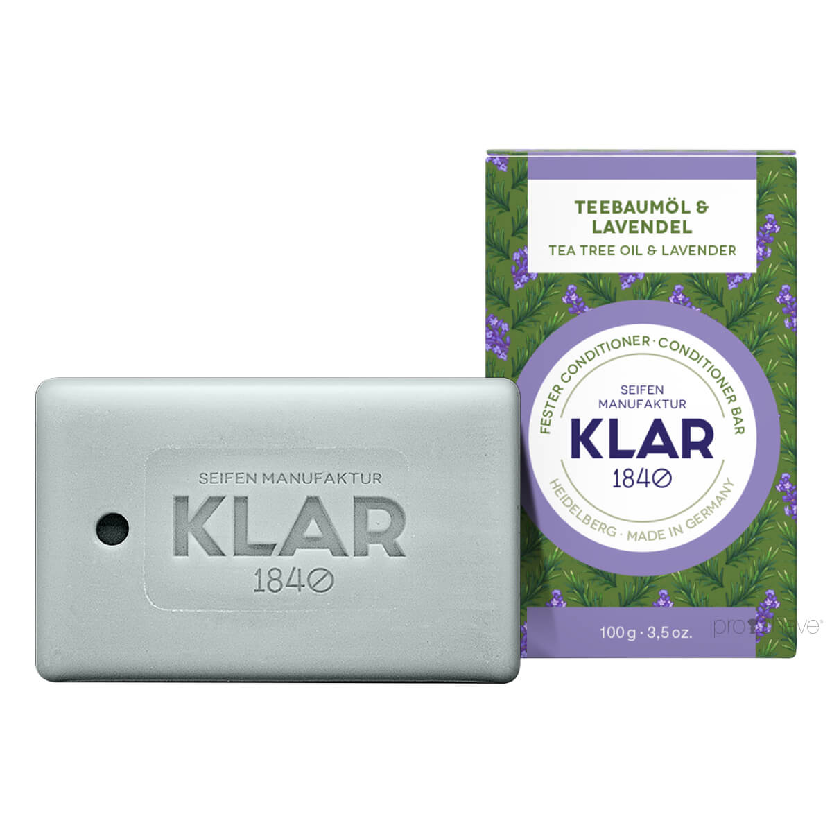 Conditioner Bar, Tea Tree Oil & Lavendel, 100 gr.