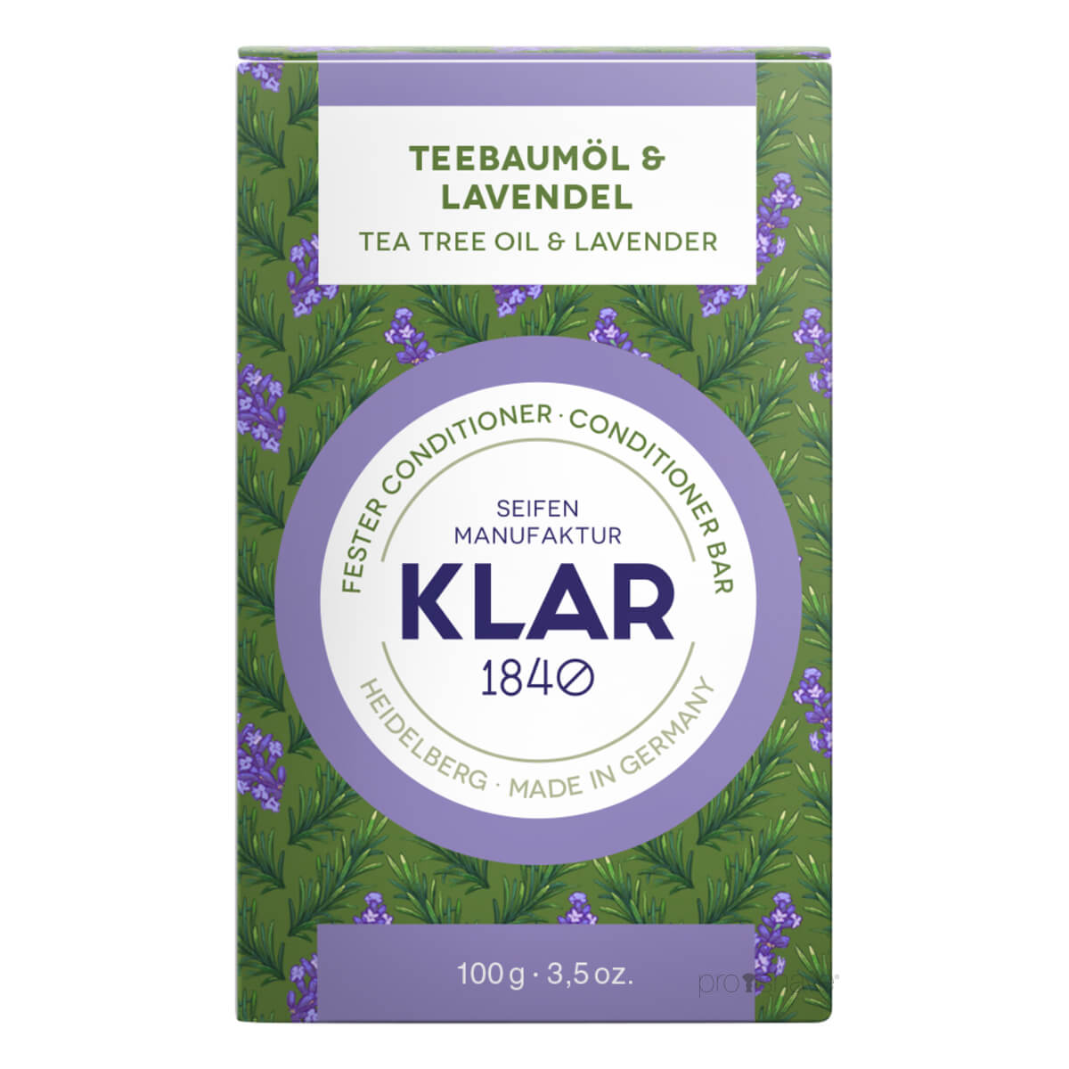 Conditioner Bar, Tea Tree Oil & Lavendel, 100 gr.