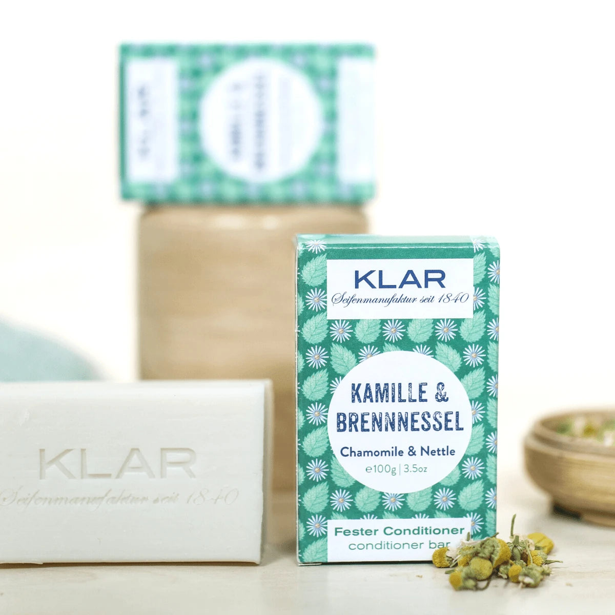 Conditioner Bar, Kamille & Brændenælde, 100 gr.