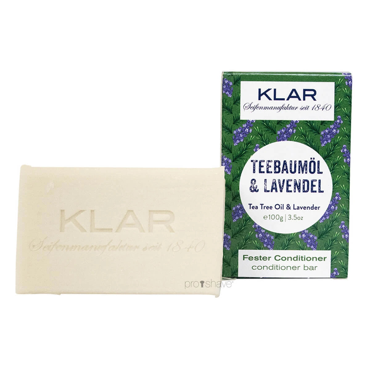 Conditioner Bar, Tea Tree Oil & Lavendel, 100 gr.