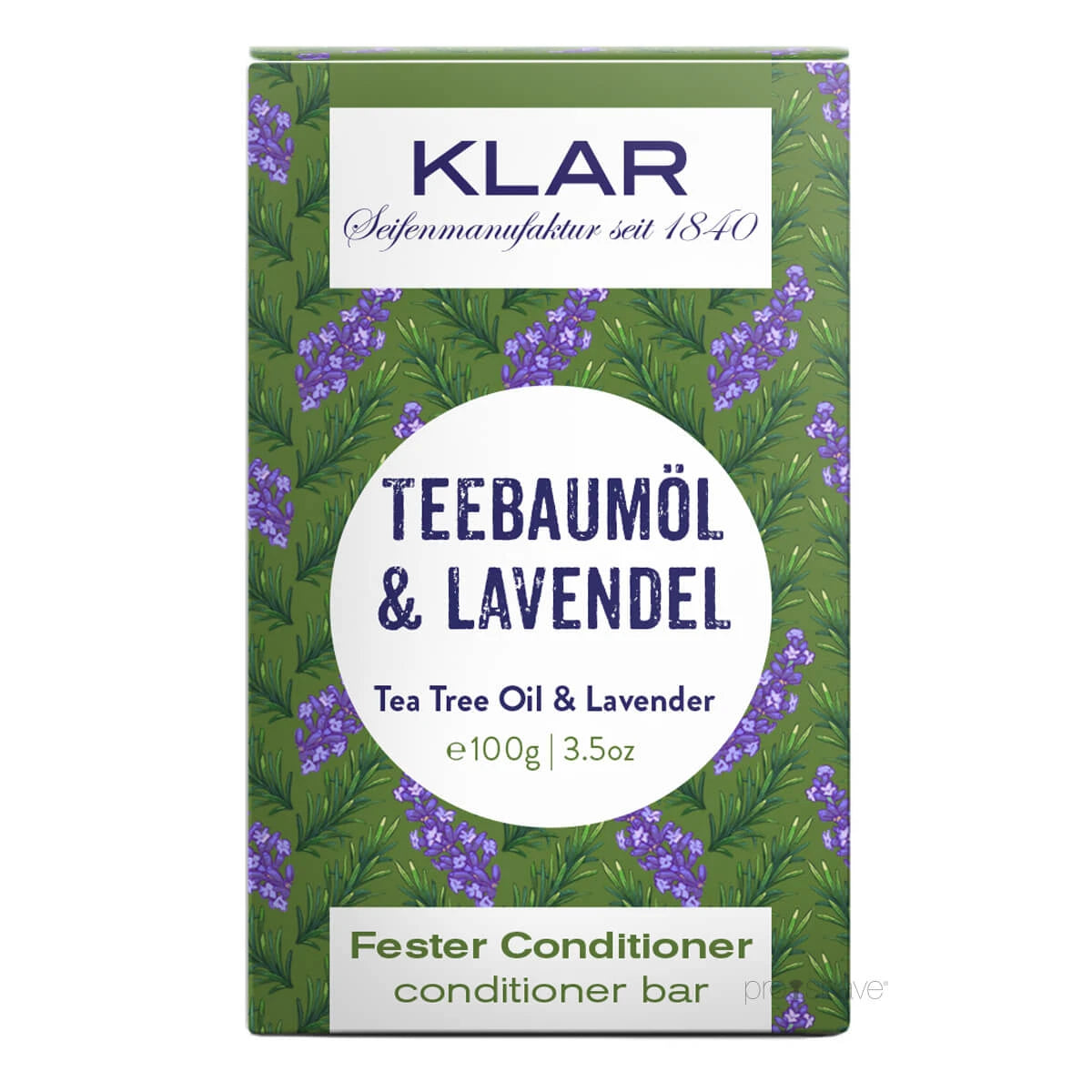 Conditioner Bar, Tea Tree Oil & Lavendel, 100 gr.