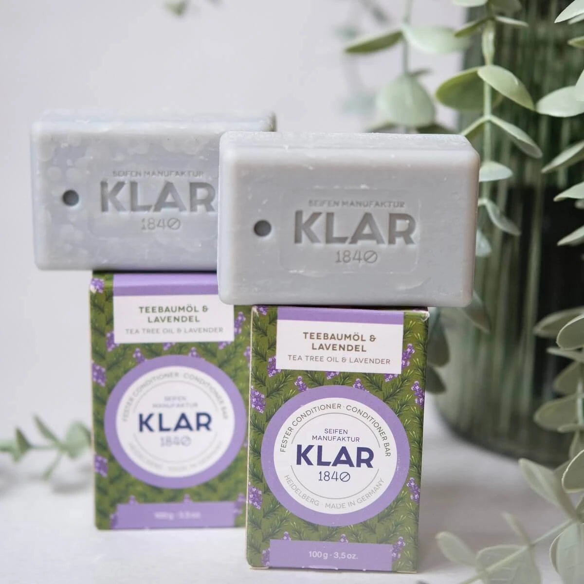 Conditioner Bar, Tea Tree Oil & Lavendel, 100 gr.