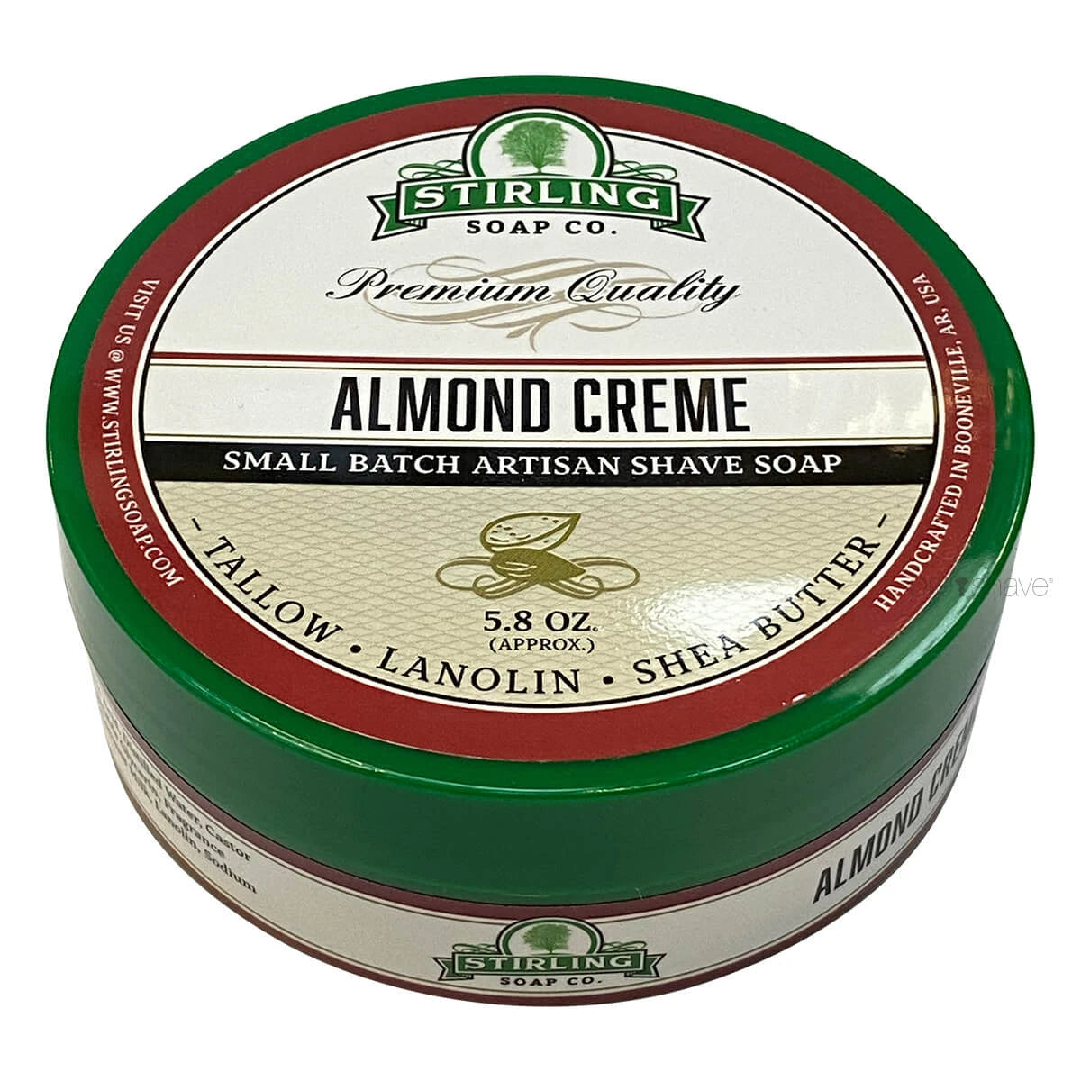 Barbersæbe, Almond Creme, 170 ml.