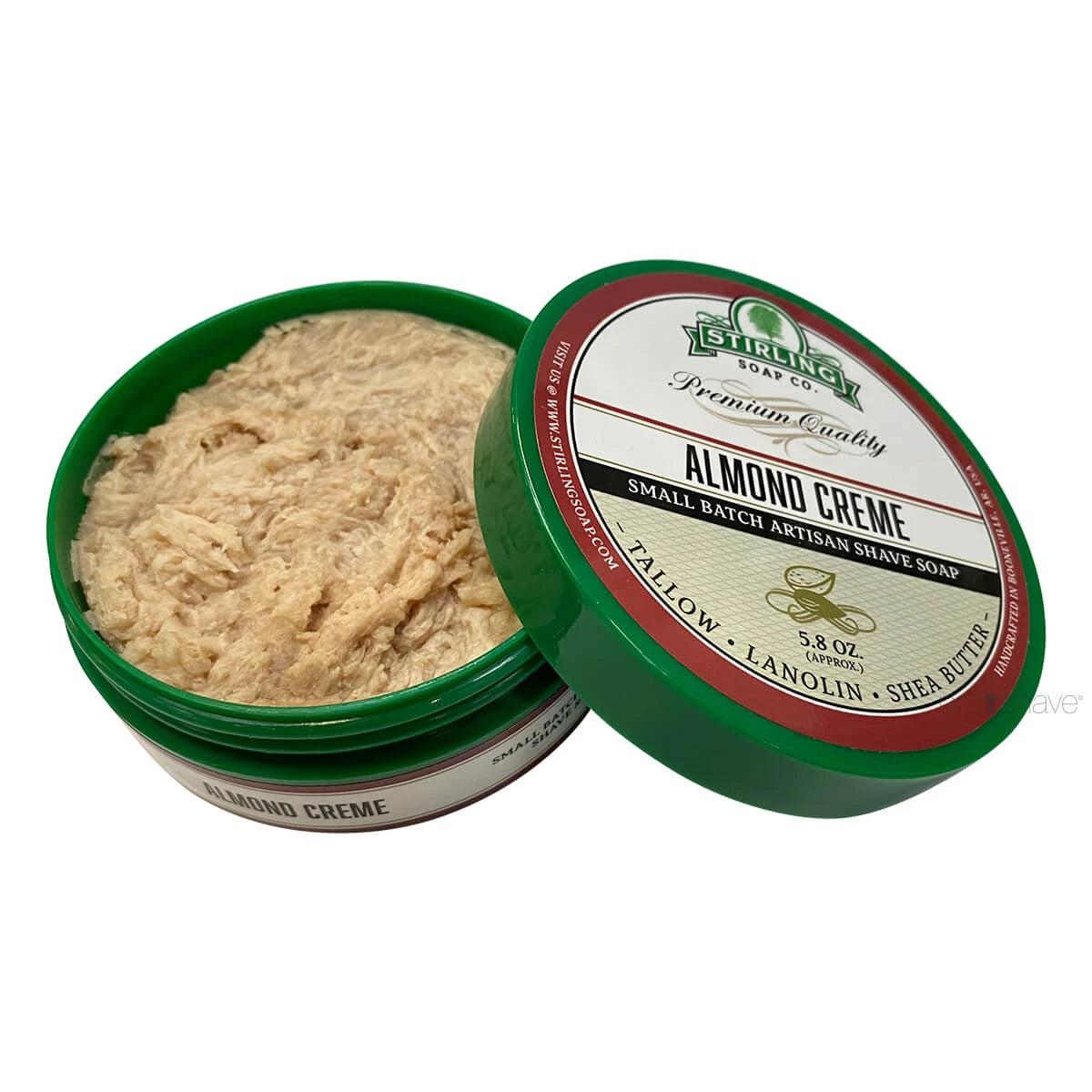 Barbersæbe, Almond Creme, 170 ml.