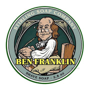 Barbersæbe, Ben Franklin, 170 ml.