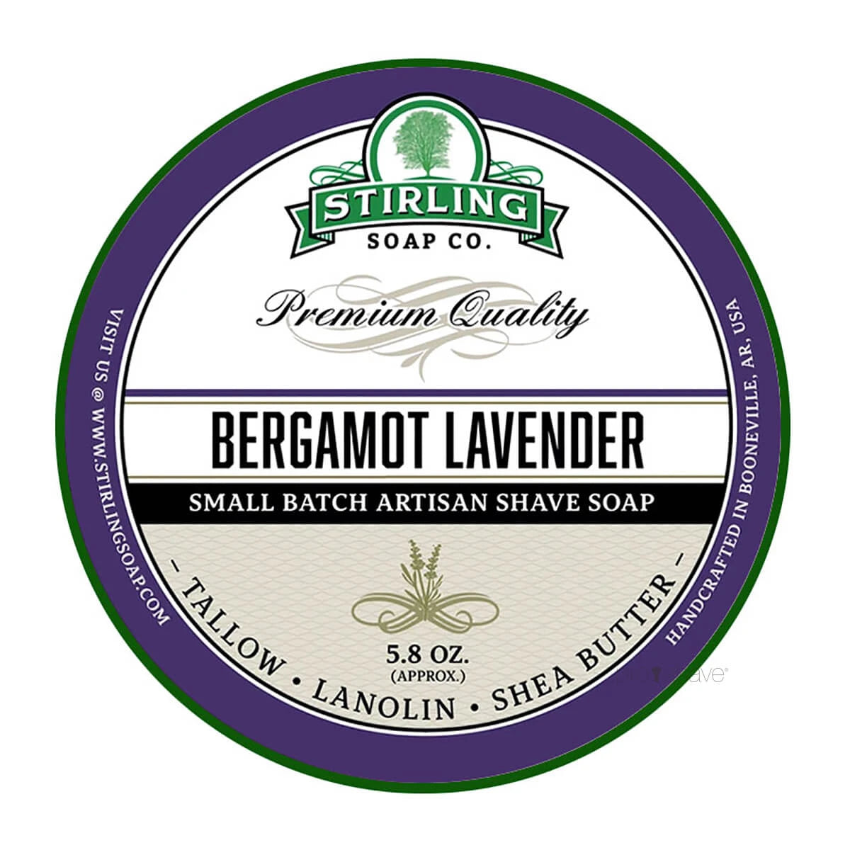 Barbersæbe, Bergamot Lavender, 170 ml.