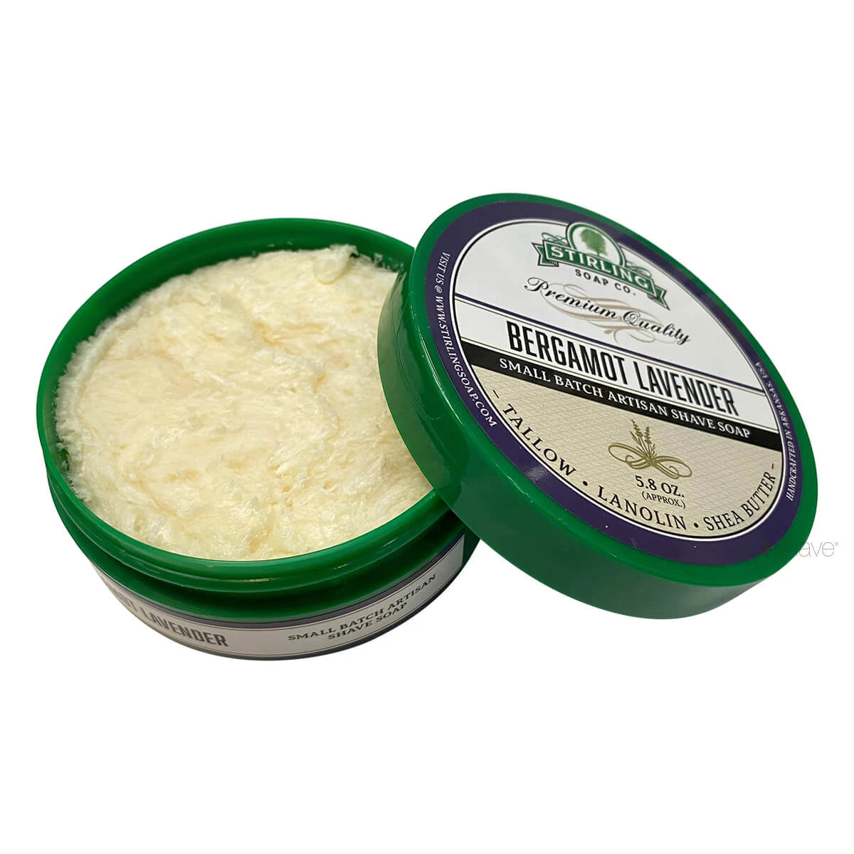 Barbersæbe, Bergamot Lavender, 170 ml.