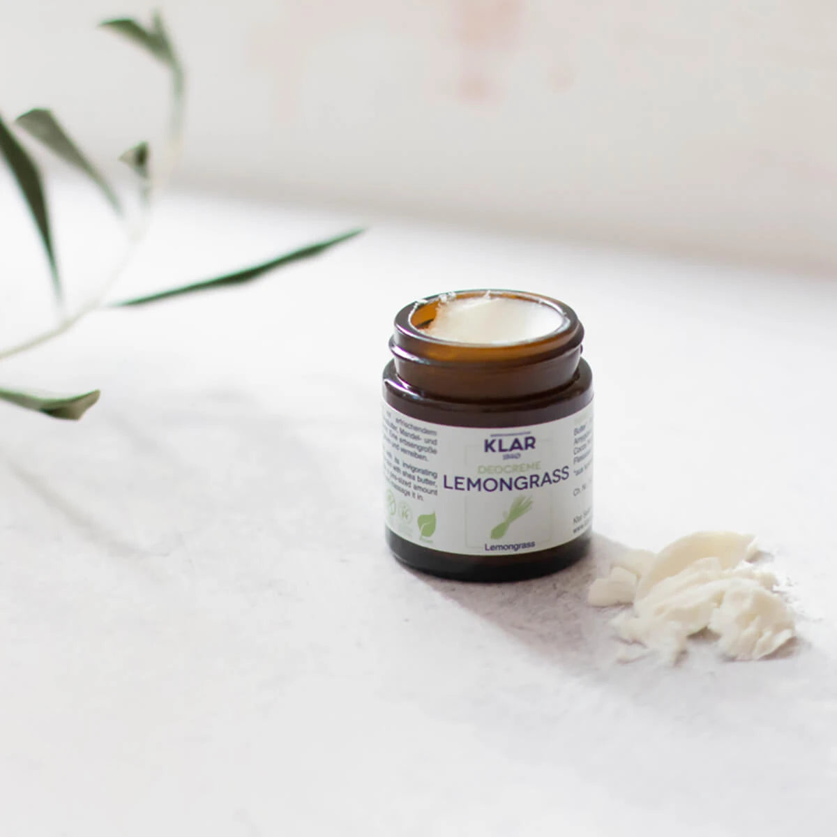 Deodorant Creme, Citrongræs, 30 ml.