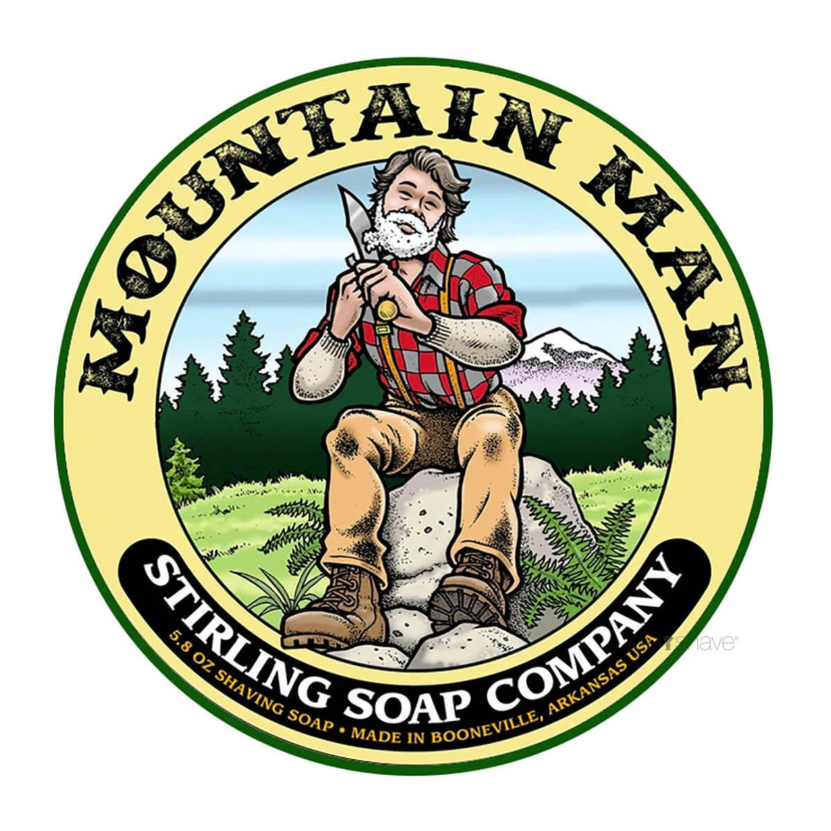 Barbersæbe, Mountain Man, 170 ml.