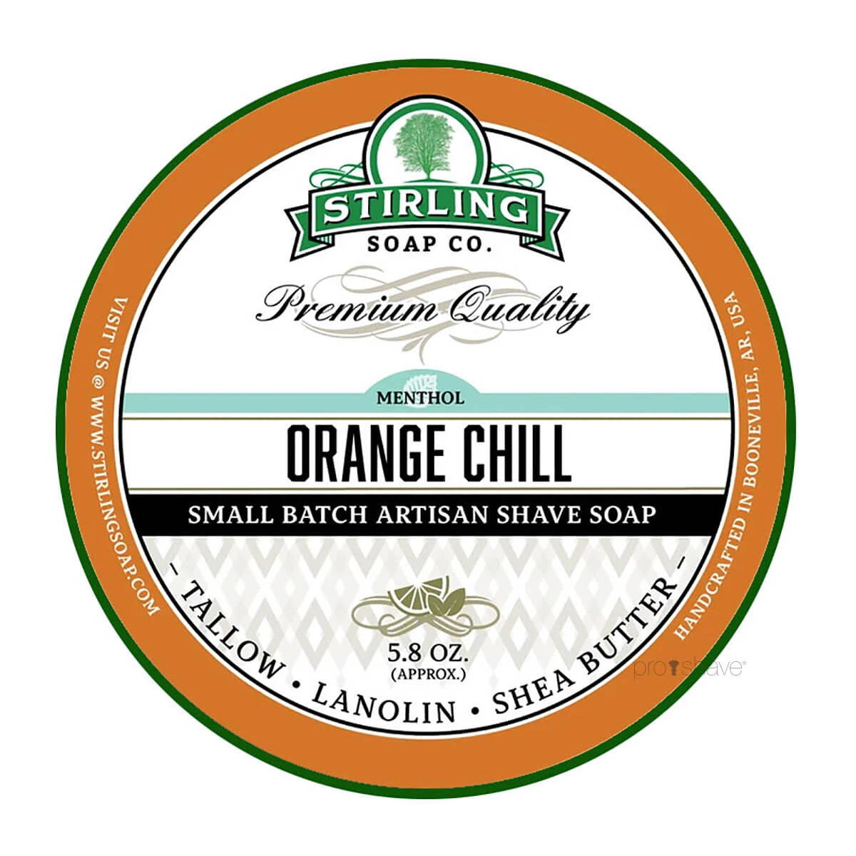Barbersæbe, Orange Chill, 170 ml.