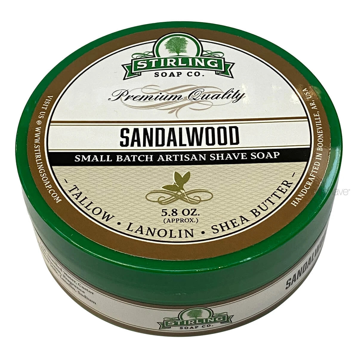 Barbersæbe, Sandalwood, 170 ml.