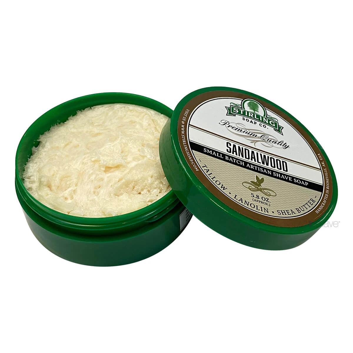 Barbersæbe, Sandalwood, 170 ml.