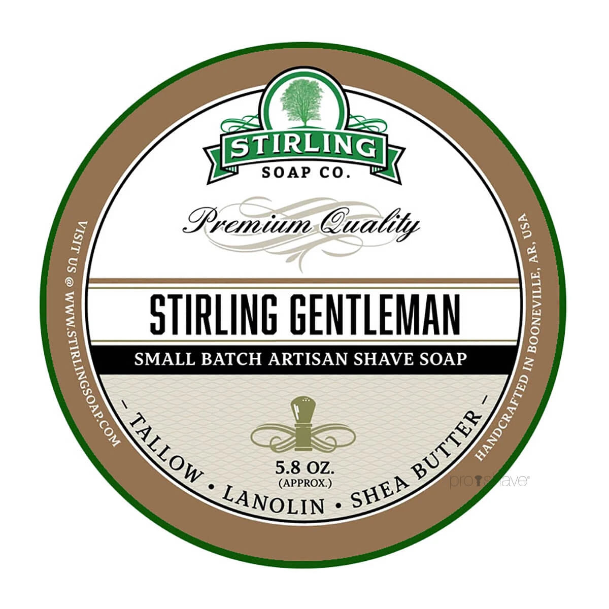 Barbersæbe, Stirling Gentleman, 170 ml.