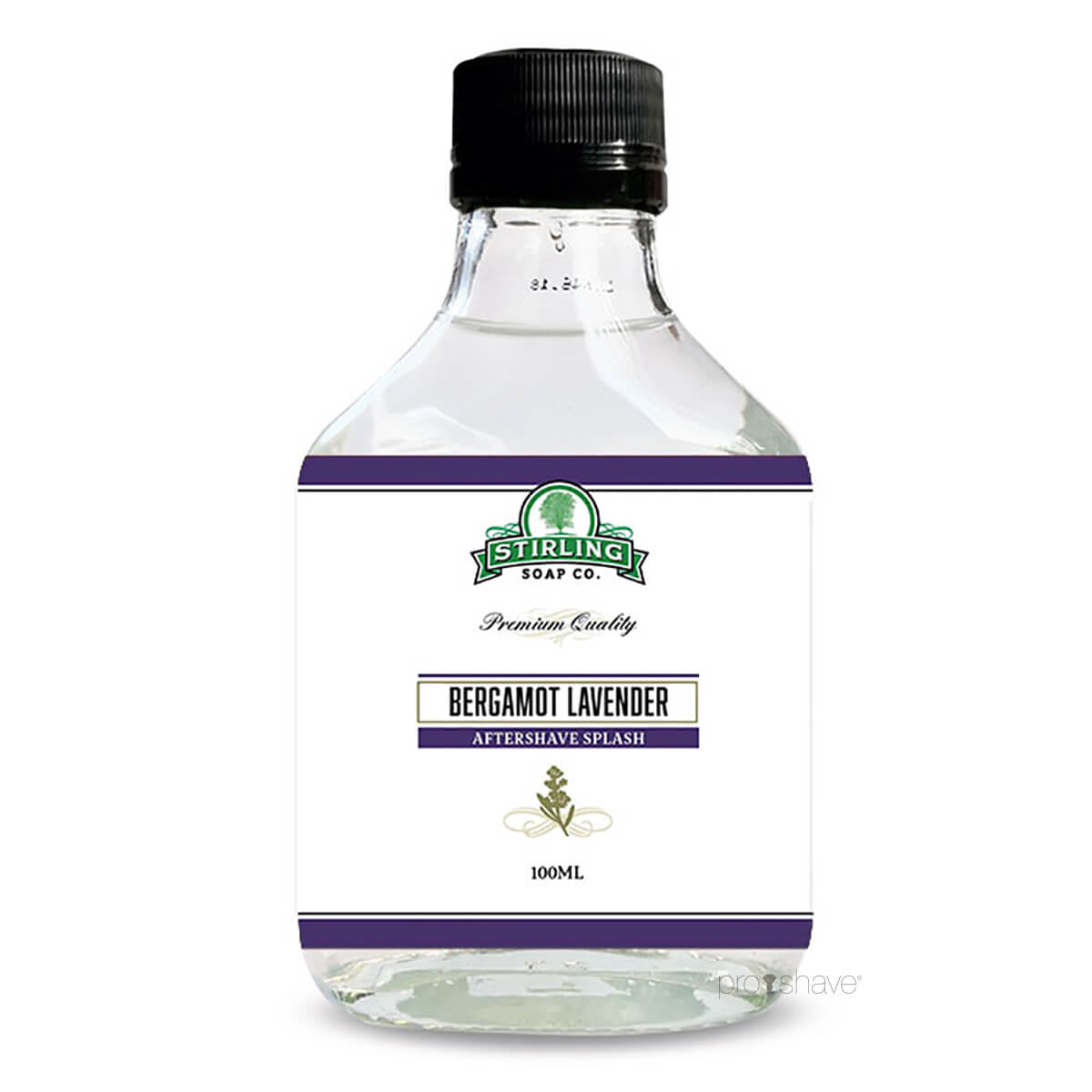 Aftershave Splash, Bergamot Lavender, 100 ml.
