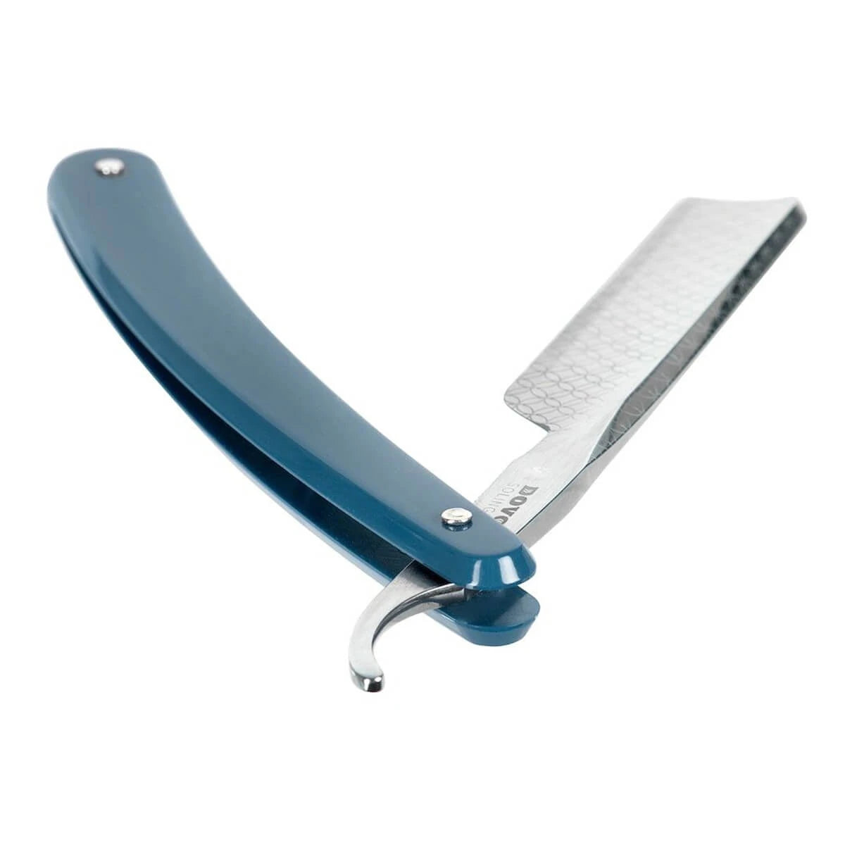 Straight Razor 5/8, Square point, Runde, Blå Akryl