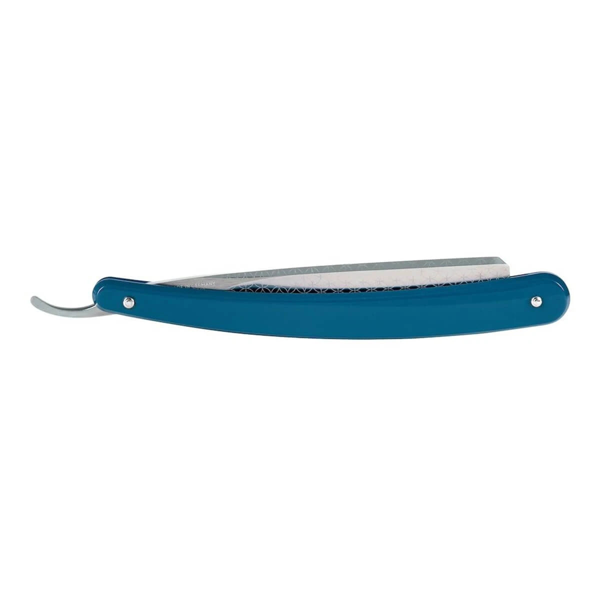 Straight Razor 5/8, Square point, Runde, Blå Akryl