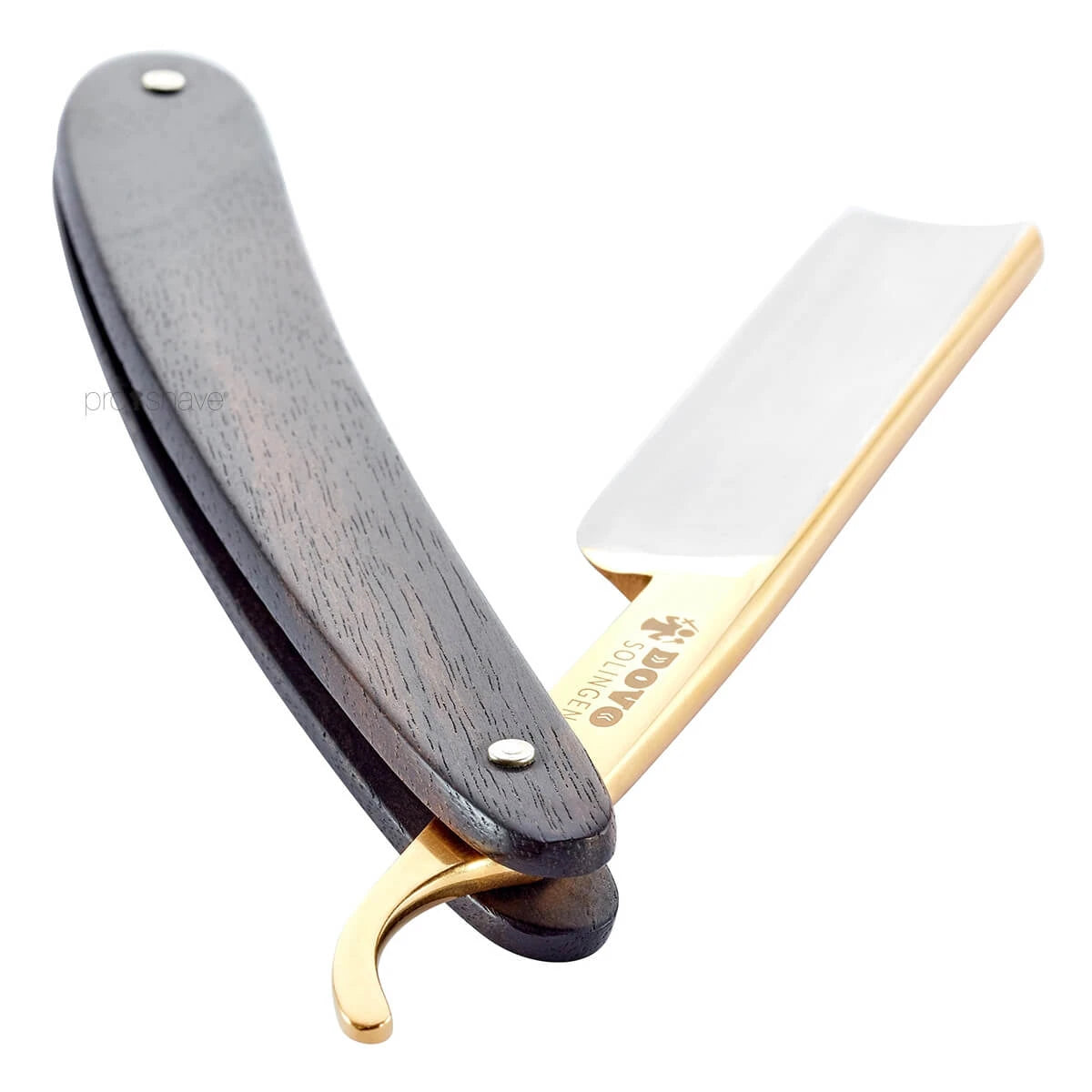 Straight Razor 5/8, Square nose, Apex, Ibenholt
