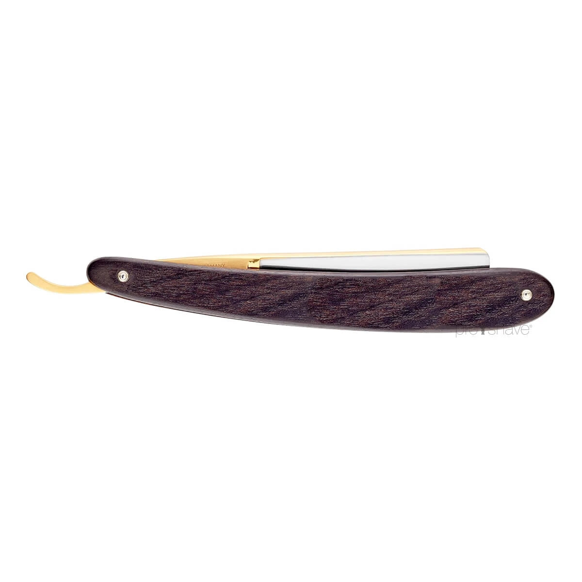 Straight Razor 5/8, Square nose, Apex, Ibenholt