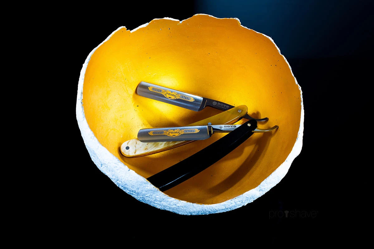 Straight Razor 5/8, Round nose, Prima, Ibenholt