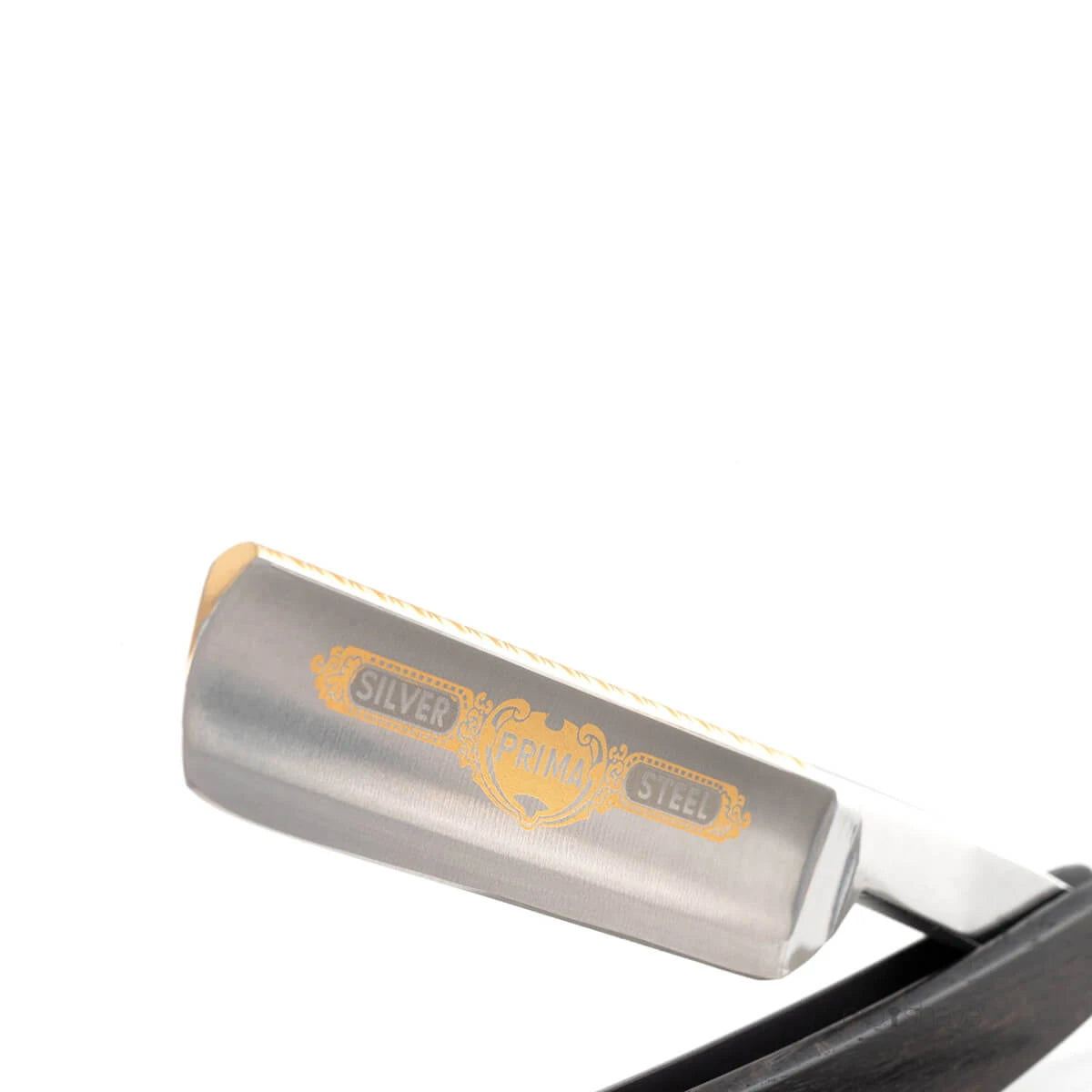 Straight Razor 5/8, Round nose, Prima, Ibenholt