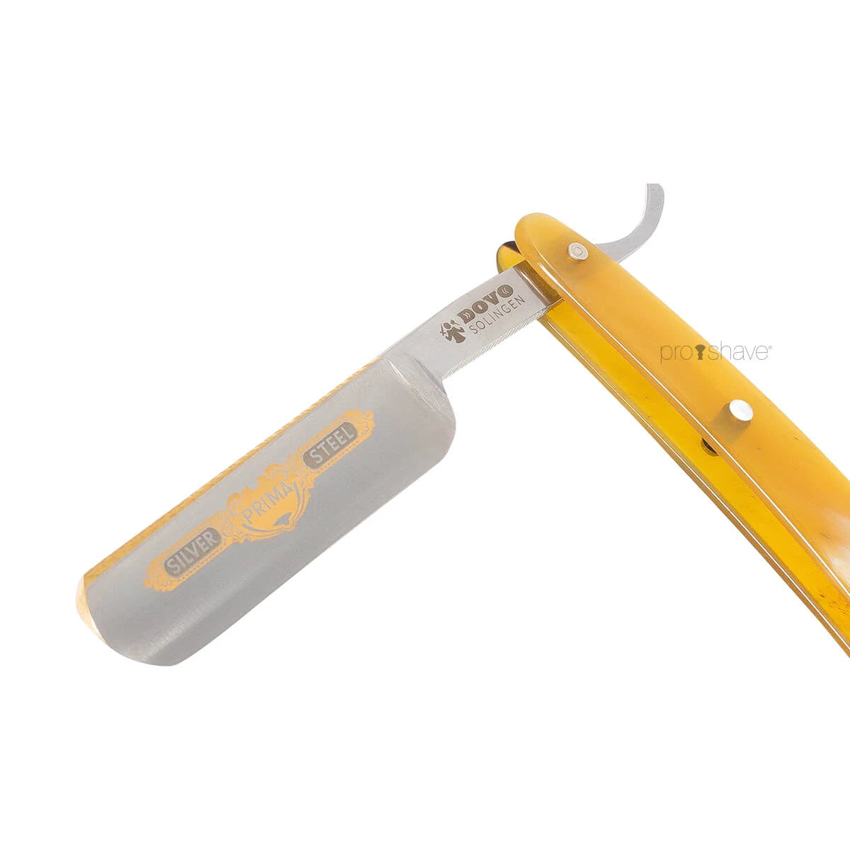 Straight Razor 5/8, Round nose, Prima, Horn