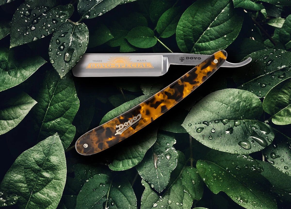 Straight Razor 5/8, Round nose, Special, Imit. skildpaddeskjold