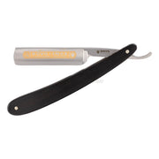 Straight Razor 5/8, Round nose, INOX, Ibenholt