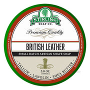 Barbersæbe, British Leather, 170 ml.